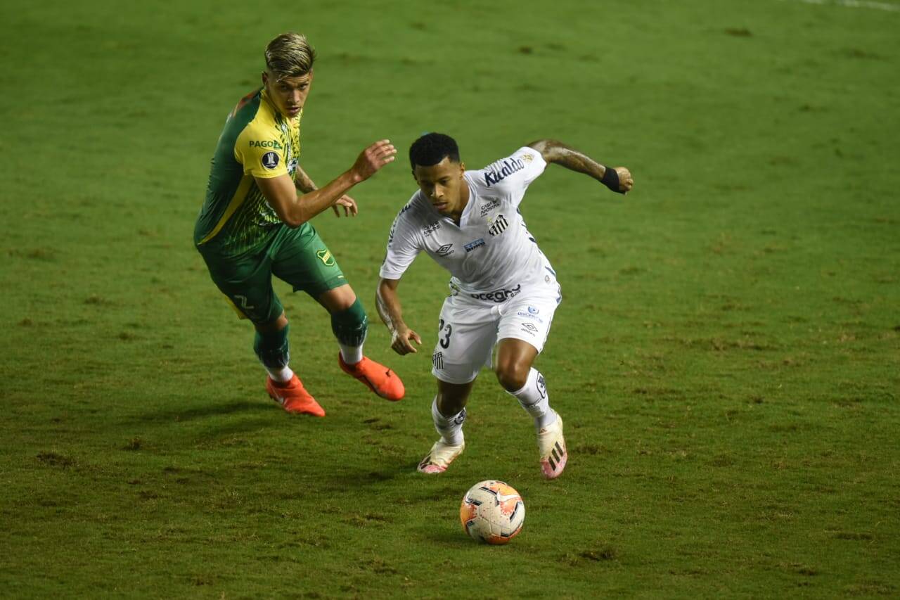 Santos x Defensa y Justicia. Foto: Reprodução/Twitter Santos