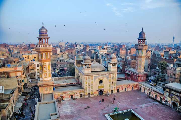Lahore, no Paquistão - classificação do ar: insalubre. 
 Reprodução: Flipar