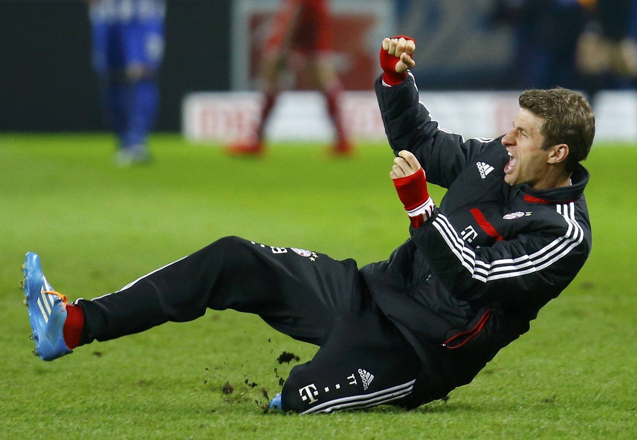 Thomas Müller em ação pelo Bayern de Munique Kai Pfaffenbach/Reuters