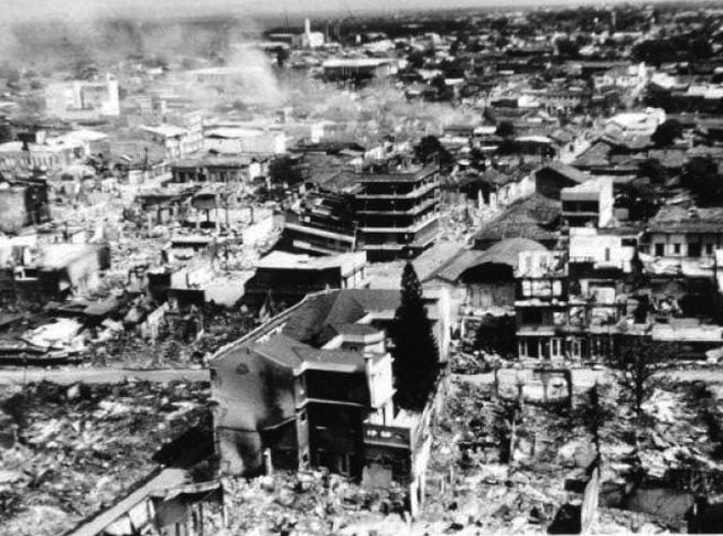 23/12/1972 - Um terremoto de magnitude 6.3 na Nicarágua destruiu parte da capital Manágua, deixando cerca de 20 mil mortos e 20 mil feridos. Mais de 280 mil imóveis foram danificados.  Reprodução: Flipar