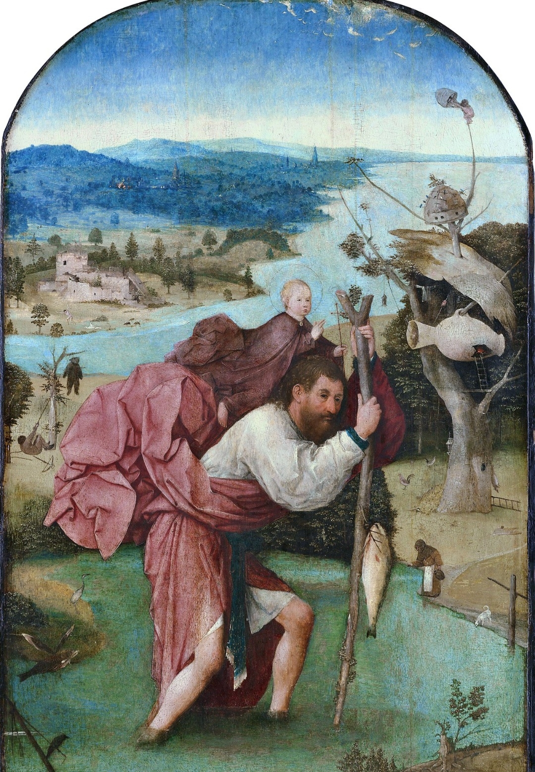 São Cristóvão
Celebrado em 25 de julho, é o padroeiro dos motoristas e viajantes. Segundo a tradição, carregou o menino Jesus nos ombros ao atravessar um rio, tornando-se símbolo de proteção nas estradas. Reprodução: Flipar