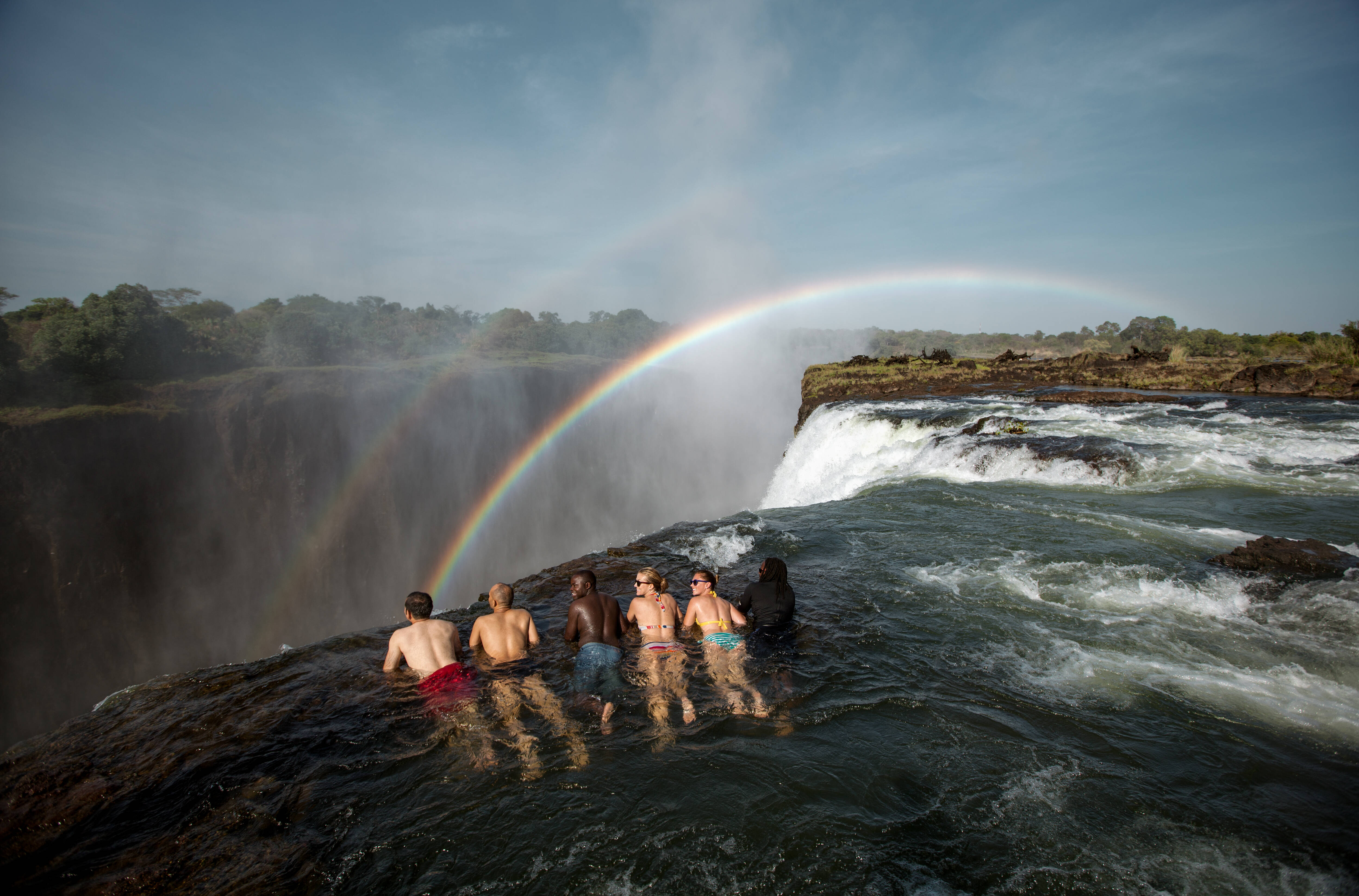 Devil’s Pool, Livingstone – Zâmbia/Zimbábue. Foto: Divulgação/Pratagy 