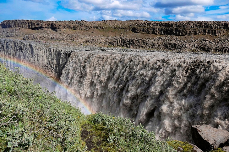 Cataratas de Dettifoss - Ficam em Mývatn, no nordeste da Islândia. Reprodução: Flipar