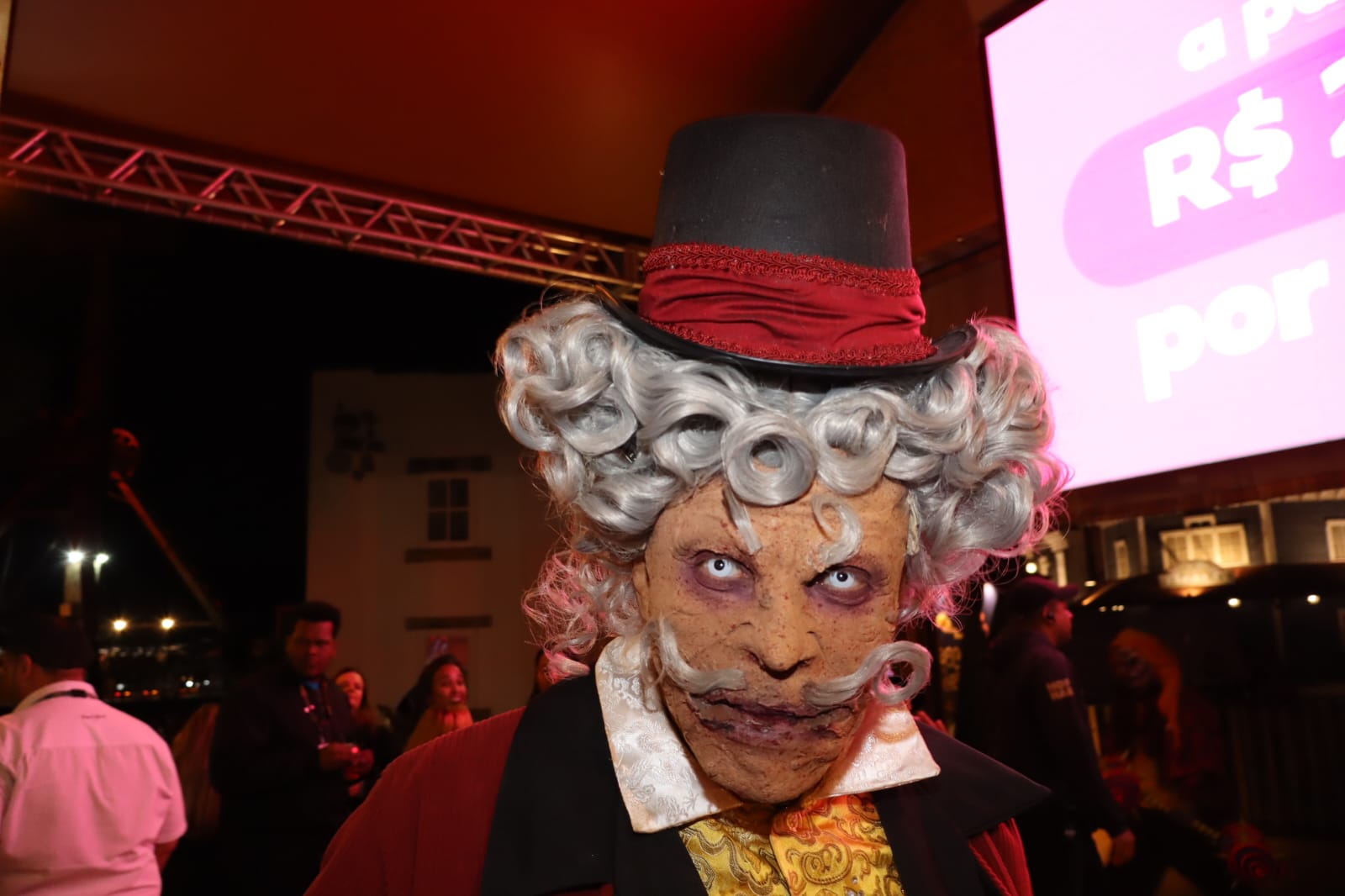 Personagens mais horripilantes do Circo dos Horrores no Hopi Hari. Foto: Pedro H. Lopes