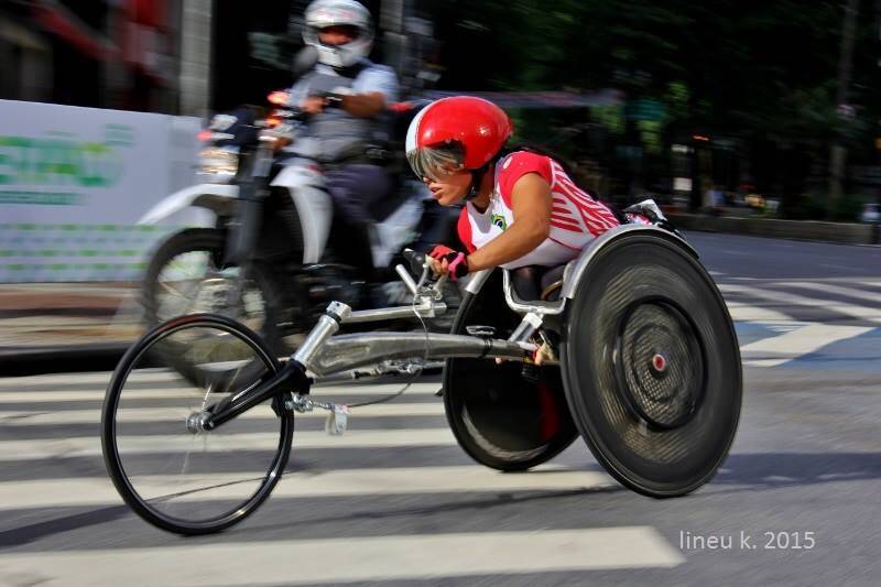 Aline Rocha, atleta paralímpica. Foto: Facebook/Reprodução