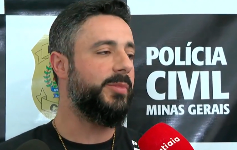 O delegado de Sarzedo, Artur Alberto Vieira, disse que cumpriu mandado de busca e apreensão, encontrando uma lista de mulheres com o suspeito.