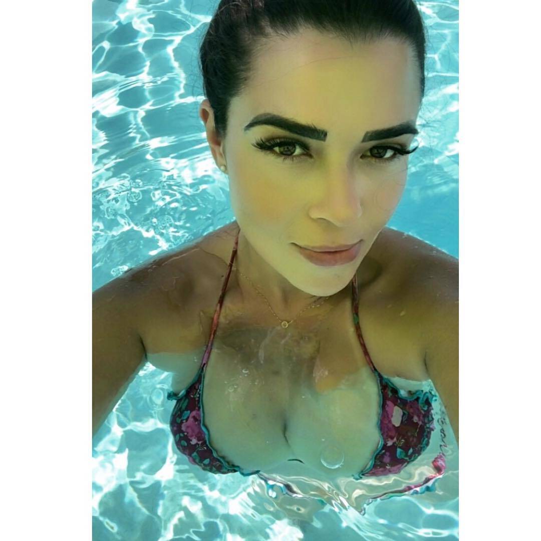 Allana Aguiar, a morena apontada como pivô da separação de Thiaguinho. Foto: Reprodução / Instagram
