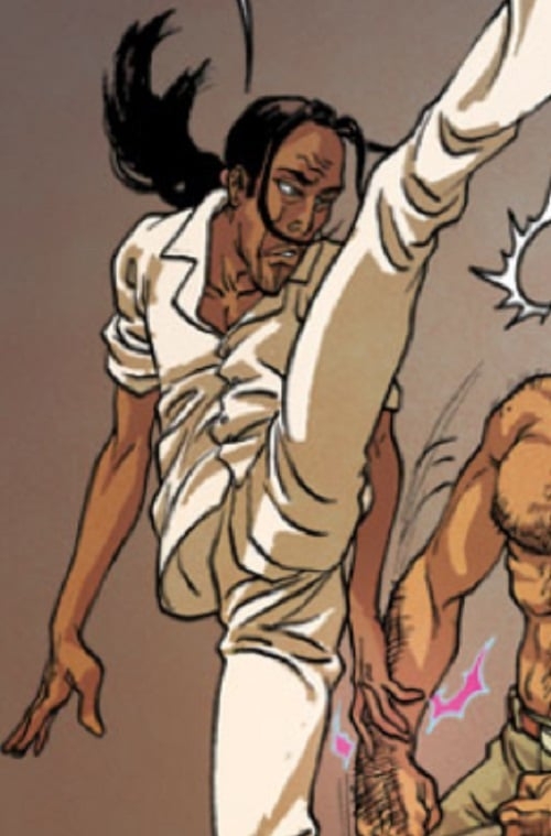 Ele é um curandeiro em uma região pobre do Brasil e tem como destaque ser vilão do personagem Wolverine, um dos mais famosos e poderosos da Marvel.  Reprodução: Flipar