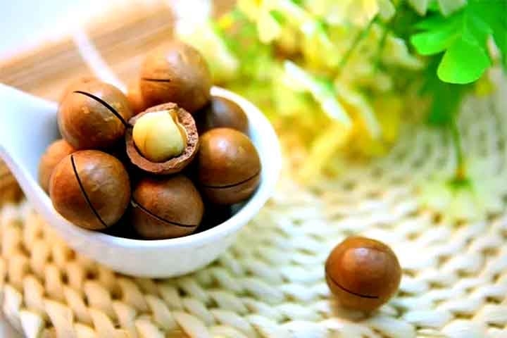 Além dos benefícios para a pele e os cabelos, a macadâmia também é um alimento altamente nutritivo e pode ser consumida de diversas formas.  Reprodução: Flipar