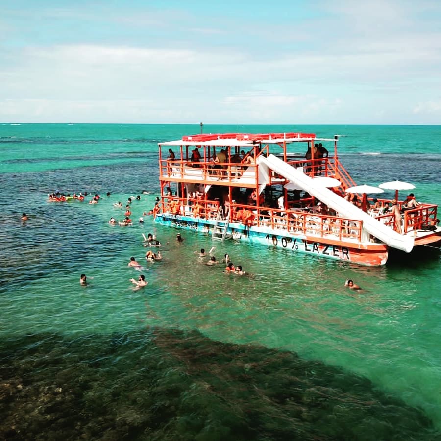 A piscina natural do Seixas, em João Pessoa, na Paraíba. Foto: Reprodução/Instagram 08.05.2023