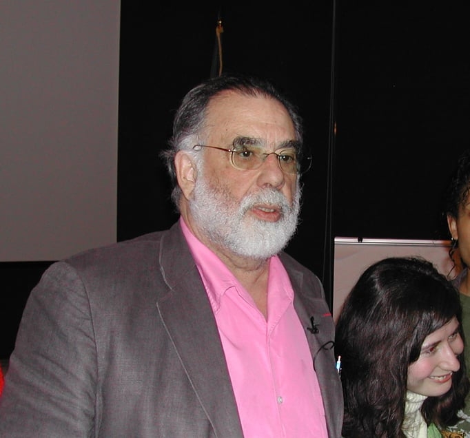 Francis Ford Coppola - O aclamado diretor de cinema, responsável pela trilogia “O Poderoso Chefão”, entrou para o negócio de vinhos em 2006. Reprodução: Flipar