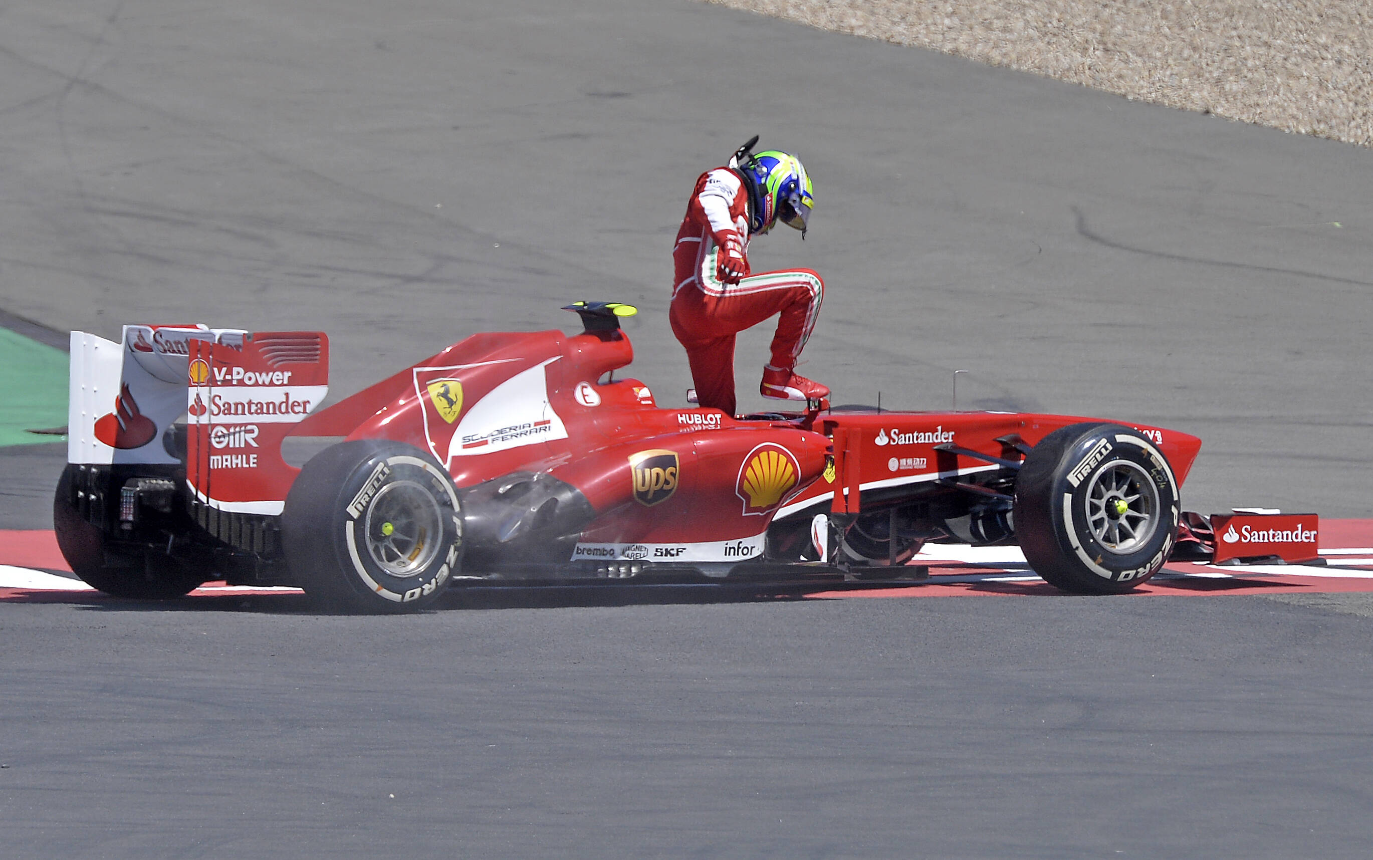 Em 2012, Massa voltou a aparecer no pódio duas vezes. Mas terminou a temporada em sétimo lugar. Foto: Martin Meissner/AP