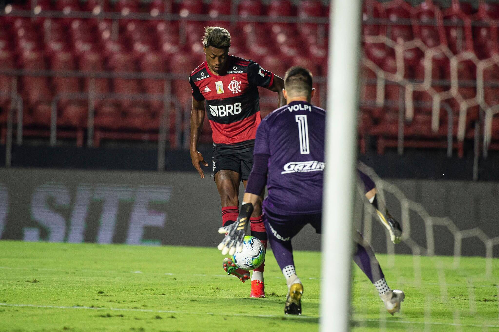 São Paulo x Flamengo. Foto: Alexandre Vidal / Flamengo