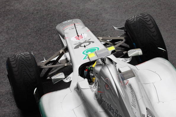 Nico Rosberg, da Mercedes, terminou em segundo. Foto: Getty Images