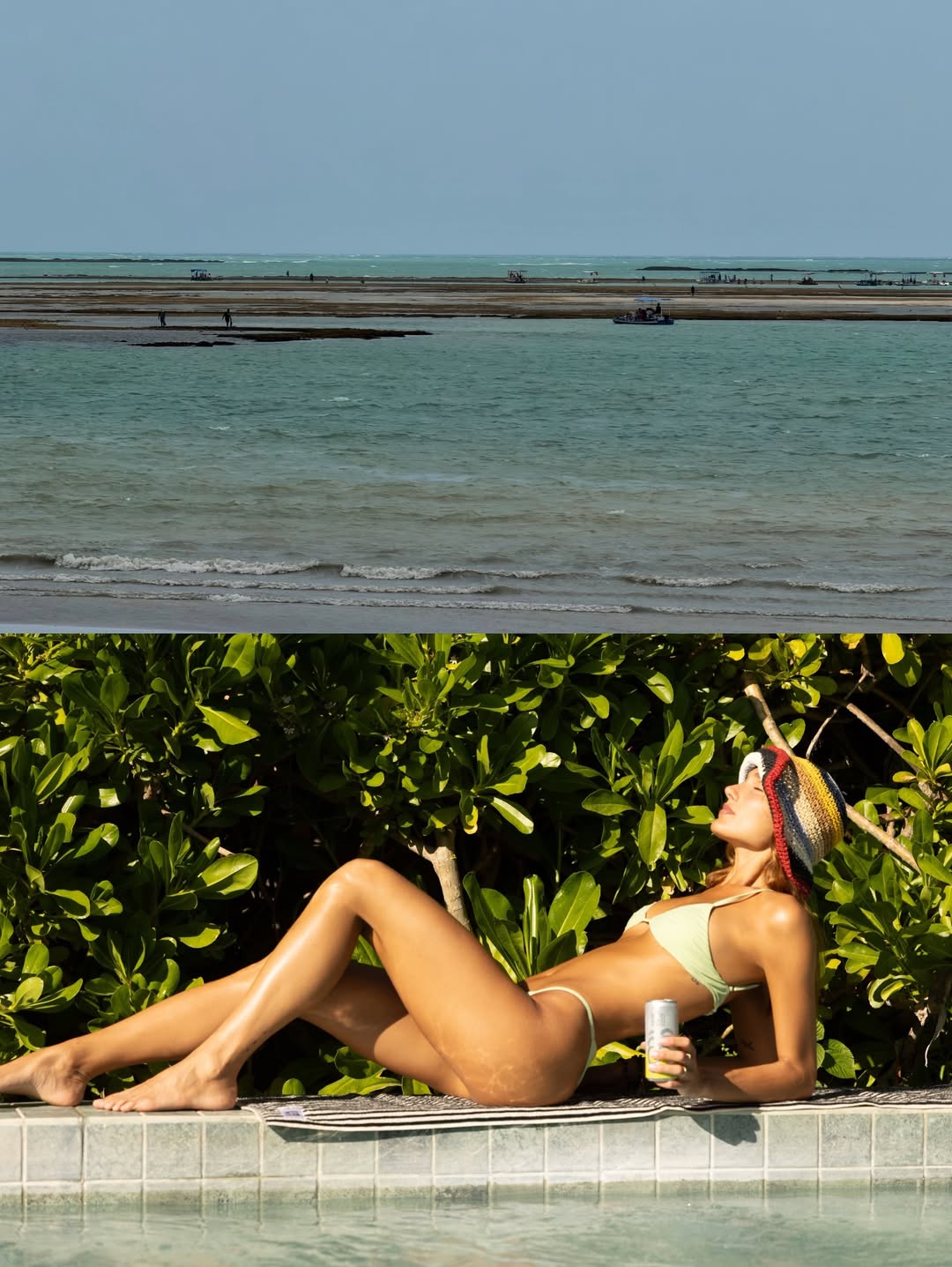 Sasha de biquíni. Foto: Reprodução/ Instagram @sashameneghel