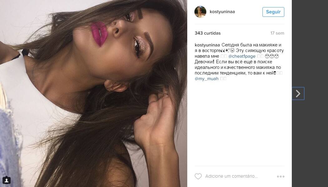 Ekaterina Kostyunina, a árbitra gata da Rússia. Foto: Instagram/Reprodução