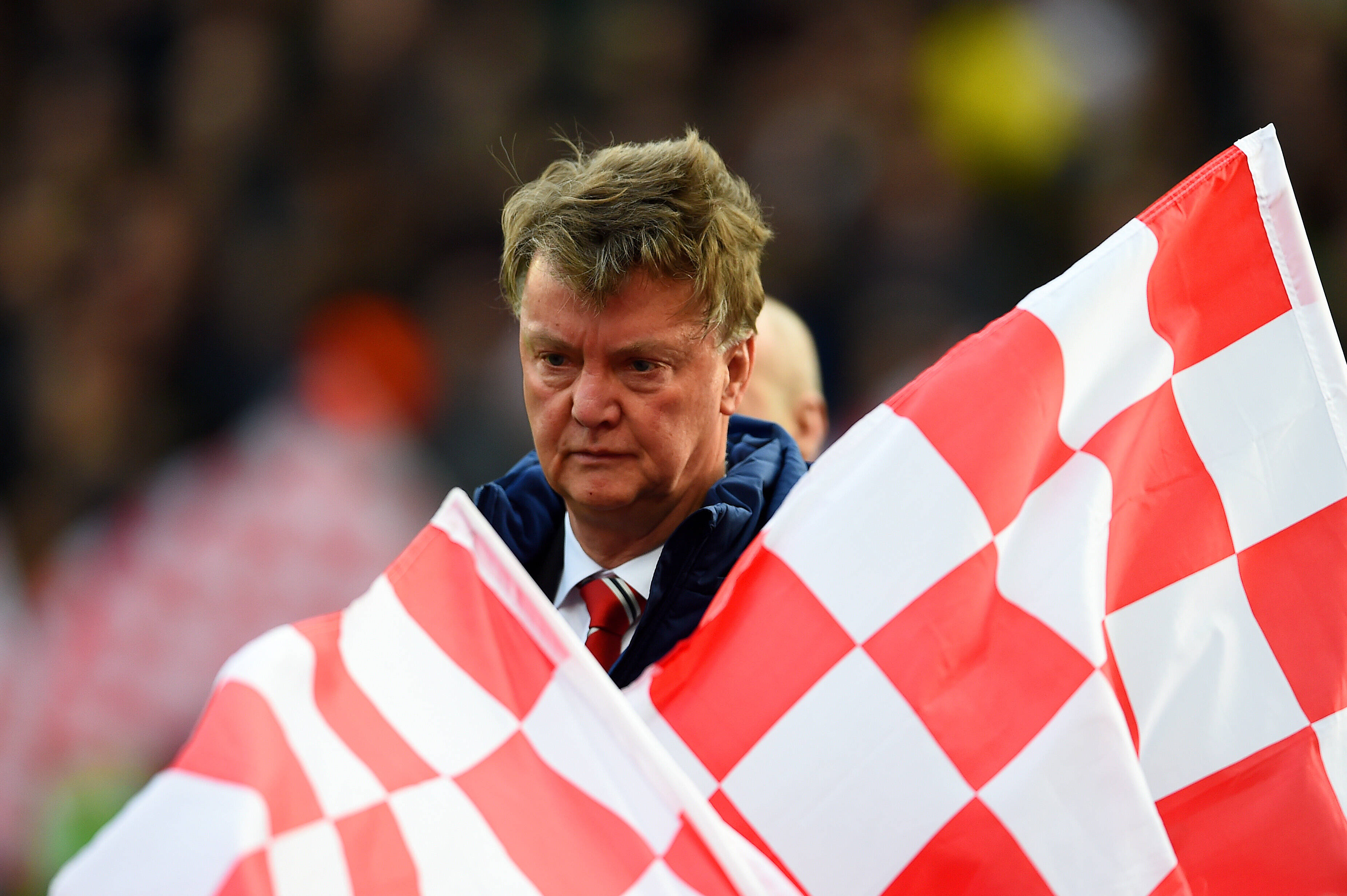 Louis van Gaal, técnico do Manchester United. Foto: Laurence Griffiths/Getty Images