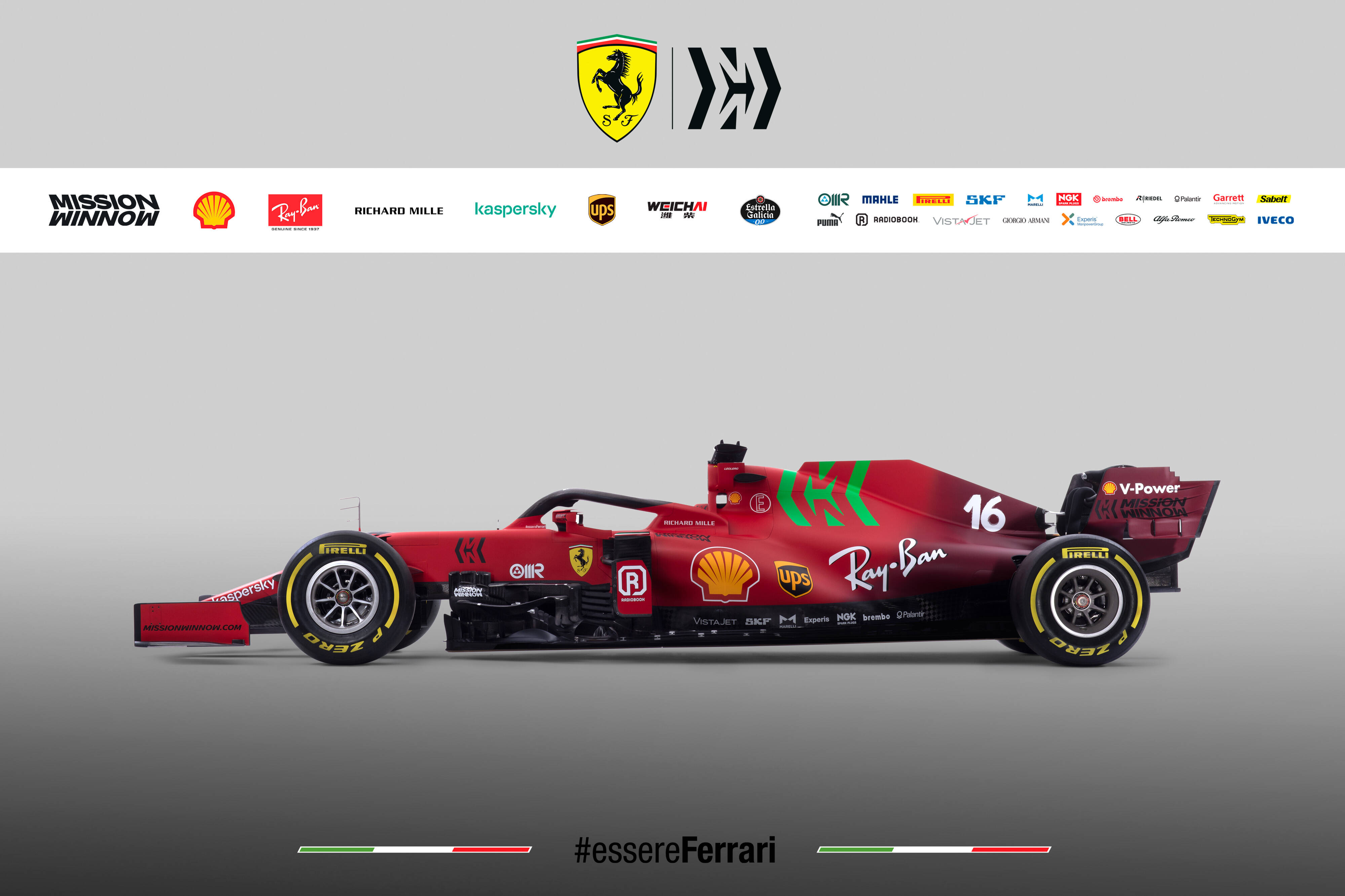 Ferrari 2021. Foto: reprodução / Twitter