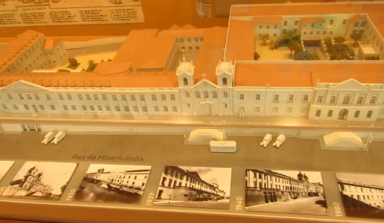 Maquete da Santa Casa. Foto: Reprodução