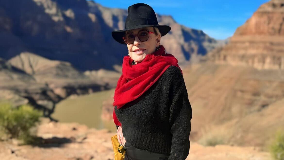 Ana Maria Braga no Grand Canyon Reprodução Instagram - 16.2.2024