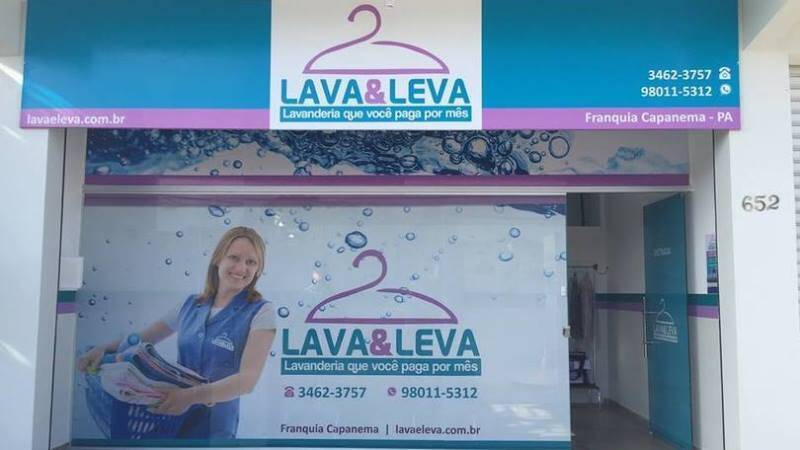 Lava & Leva: a franquia que cobra planos mensais para lavar e passar roupas dá retorno de 6 a 18 meses. O investimento mínimo é de R$ 30.000, podendo chegar até R$ 38.000. Foto: Divulgação