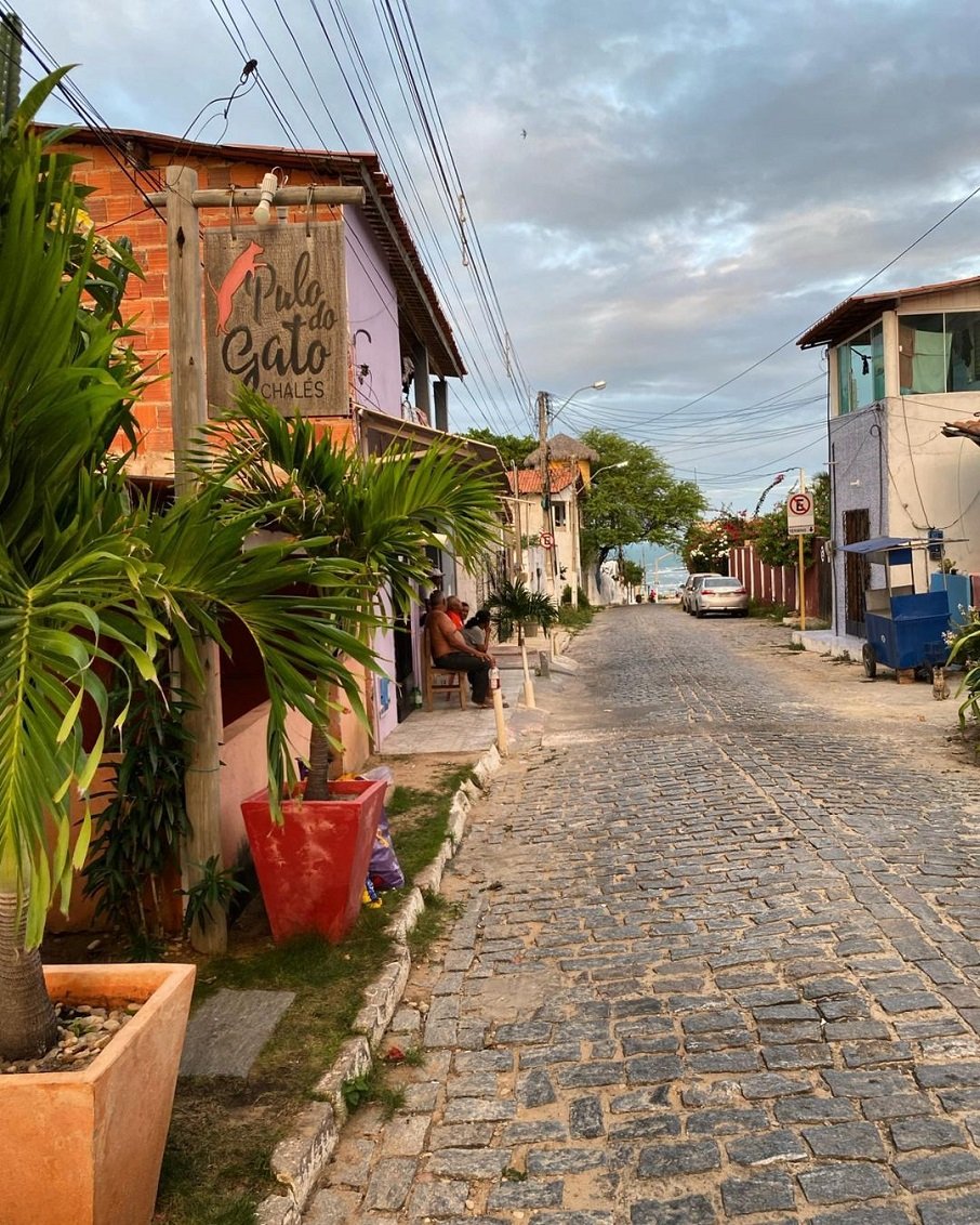Rua em Canoa Quebrada (CE). Foto: Reprodução/Instagram 30.06.2023