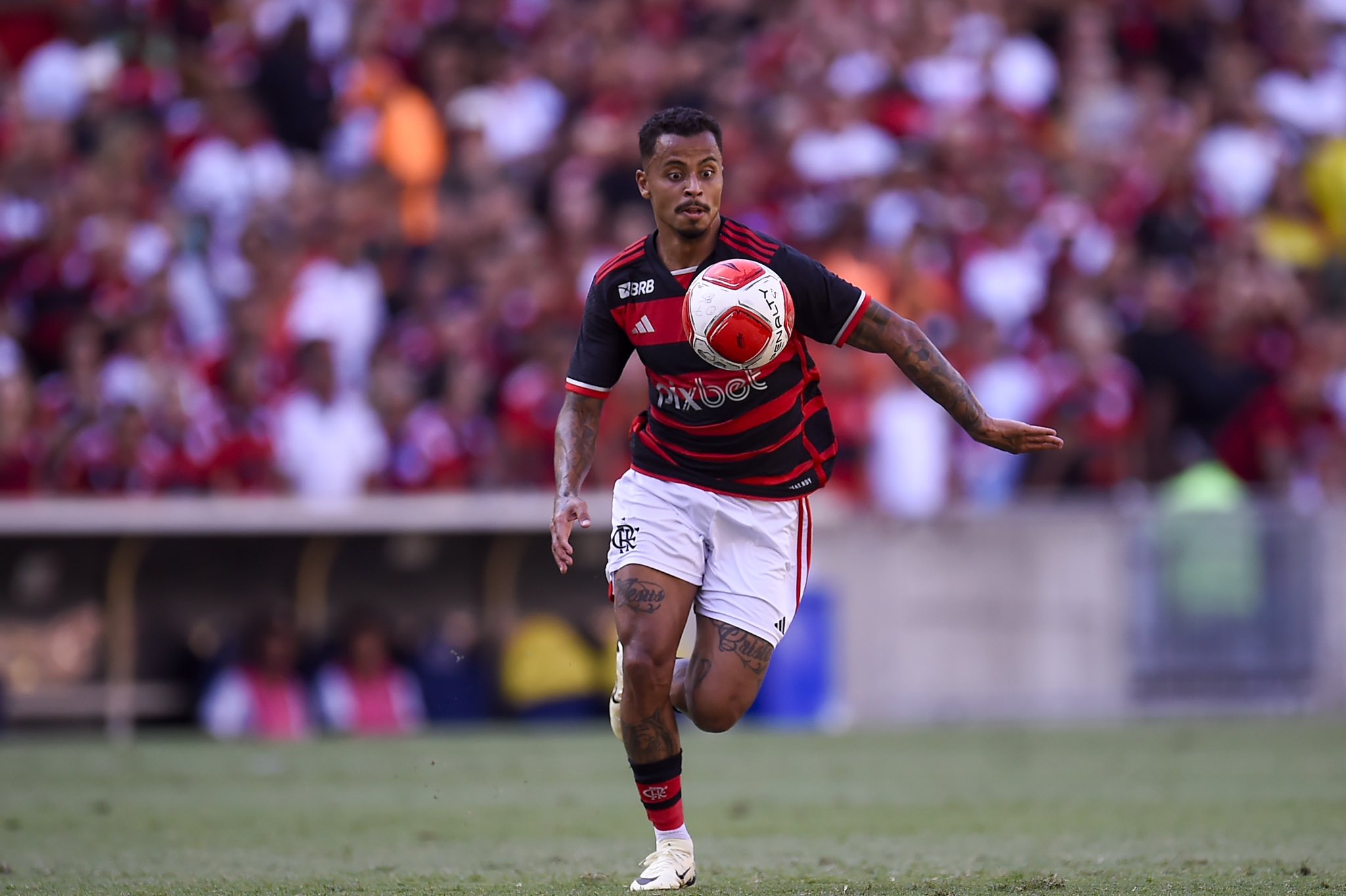 Volante Allan chegou ao Flamengo em 2023 Marcelo Cortes/CRF