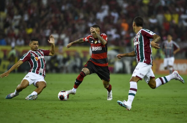 O equilíbrio é a tônica do clássico em 2023: duas vitórias para cada lado e dois empates. - Foto: Marcelo Cortes/Flamengo