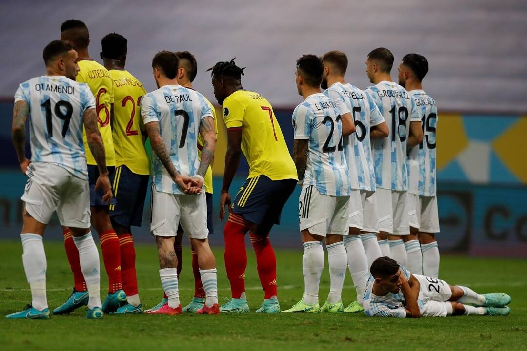 Argentina X Colômbia. Foto: Divulgação