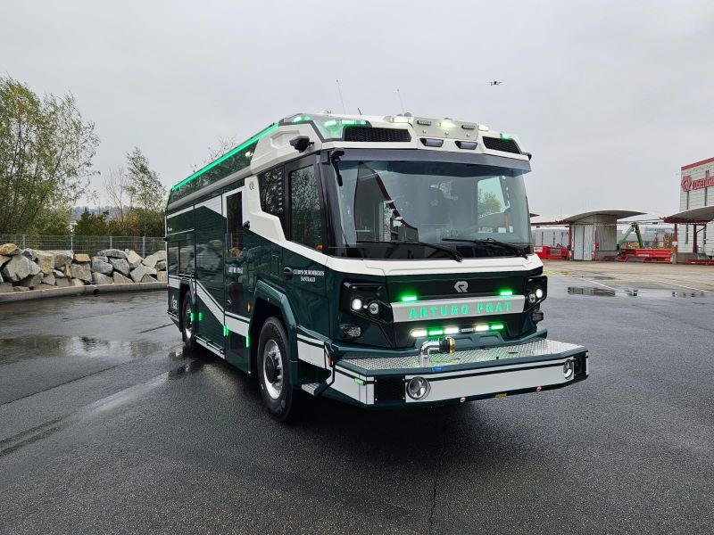 Rosenbauer RTX Reprodução/Bomberos Chile