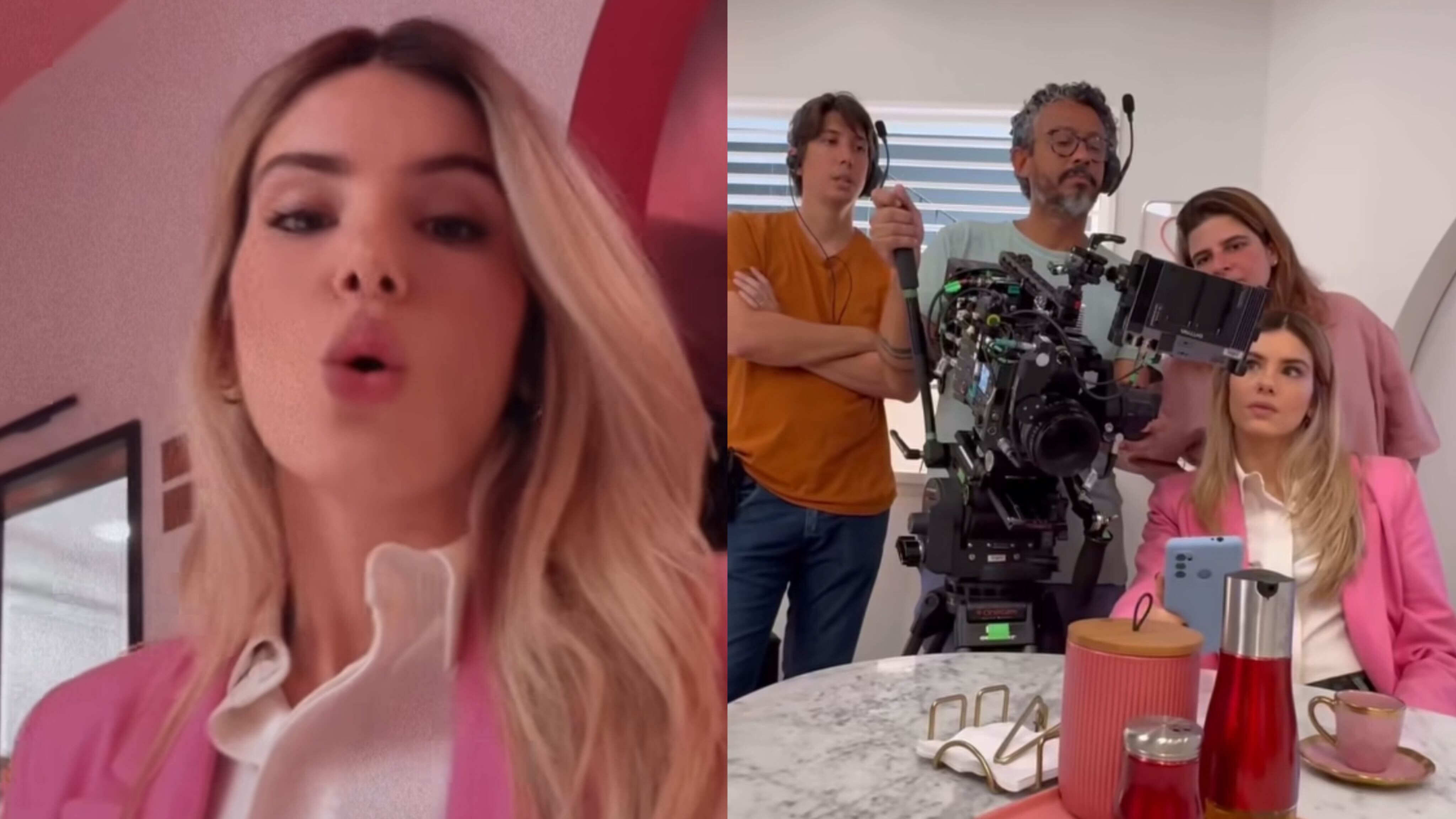 Camila Queiroz nos bastidores de 'Beleza Fatal' Reprodução Instagram - 6.2.2024