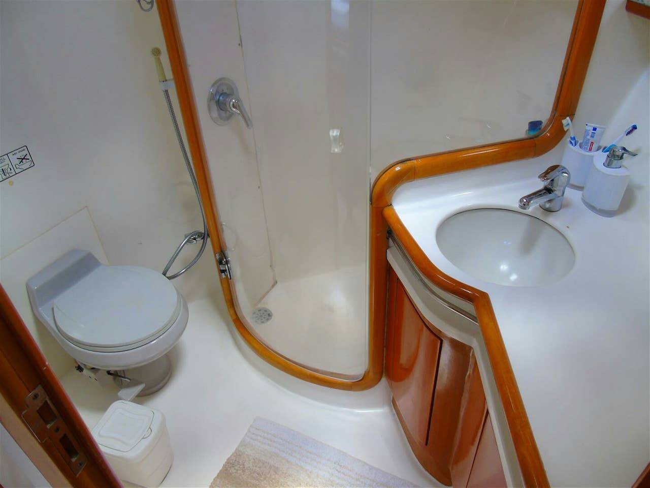 banheiro da Casa Barco. Foto: Divulgação/Airbnb 