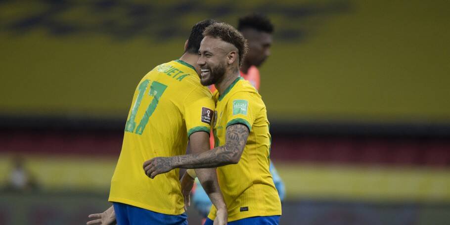 Brasil x Equador. Foto: Lucas Figueiredo / CBF