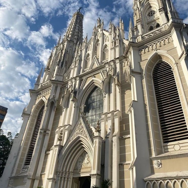 A fachada da Catedral Metropolitana de Vitória
