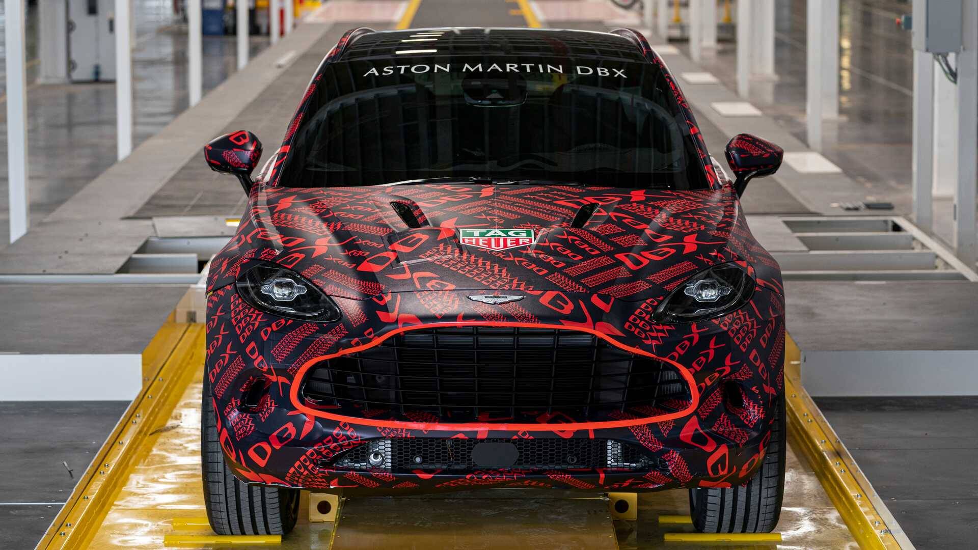 Aston Martin DBX. Foto: Divulgação
