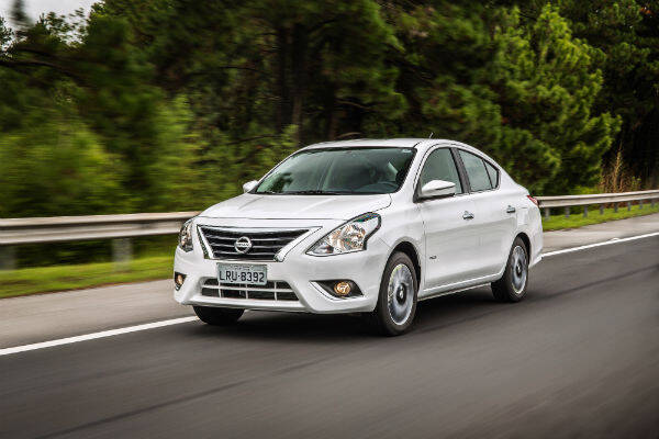 Nissan Versa Unique. Foto: Divulgação