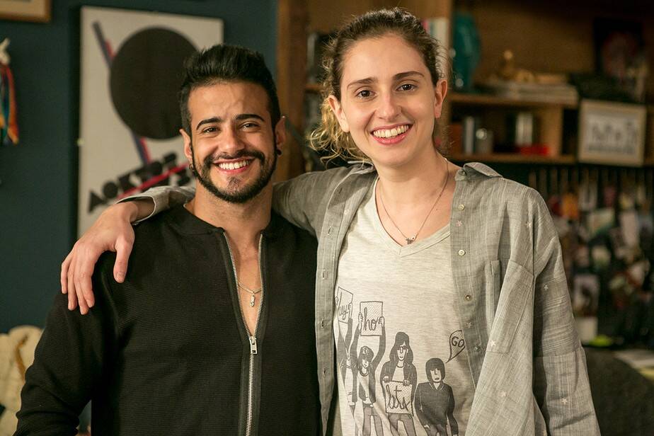 Tarso Brant e Carol Duarte, atriz que interpreta Ivan na novela "A Força do Querer". Foto: Reprodução/ Instagram