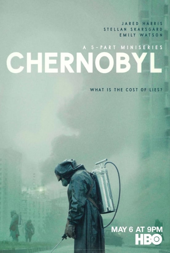 O desastre de Chernobyl ficou tão popular que já foi retratado em inúmeras obras do cinema e da TV. Uma das mais populares foi a aclamada minissérie “Chernobyl” (2019), lançada pela HBO. Reprodução: Flipar