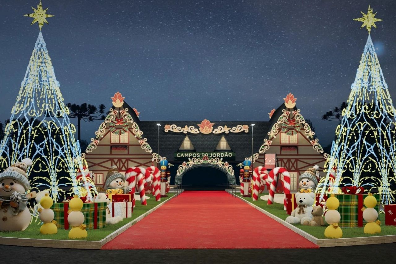 Decoração de Natal em Campos de Jordão. Foto: Reprodução/Divulgação