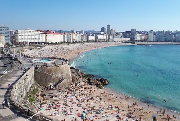 Além do Estreito de Gibraltar, as orcas também chamam atenção na Galiza, comunidade autônoma da Espanha, que fica ao norte de Portugal, com 2,7 milhões de habitantes.   Reprodução: Flipar
