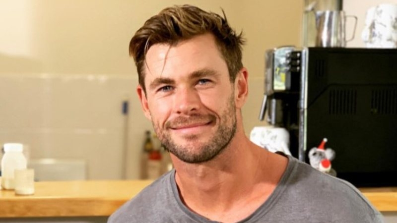 Chris Hemsworth - Nascido em 11/8/1983 em  Melbourne, na Austrália, o ator tem 1,90 metro de altura.  Reprodução: Flipar