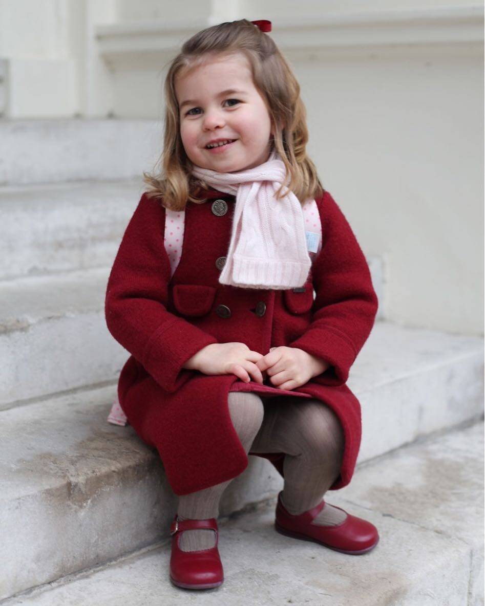 Evolução da Princesa Charlotte. Foto: Reprodução/Instagram/@kensingtonroyal