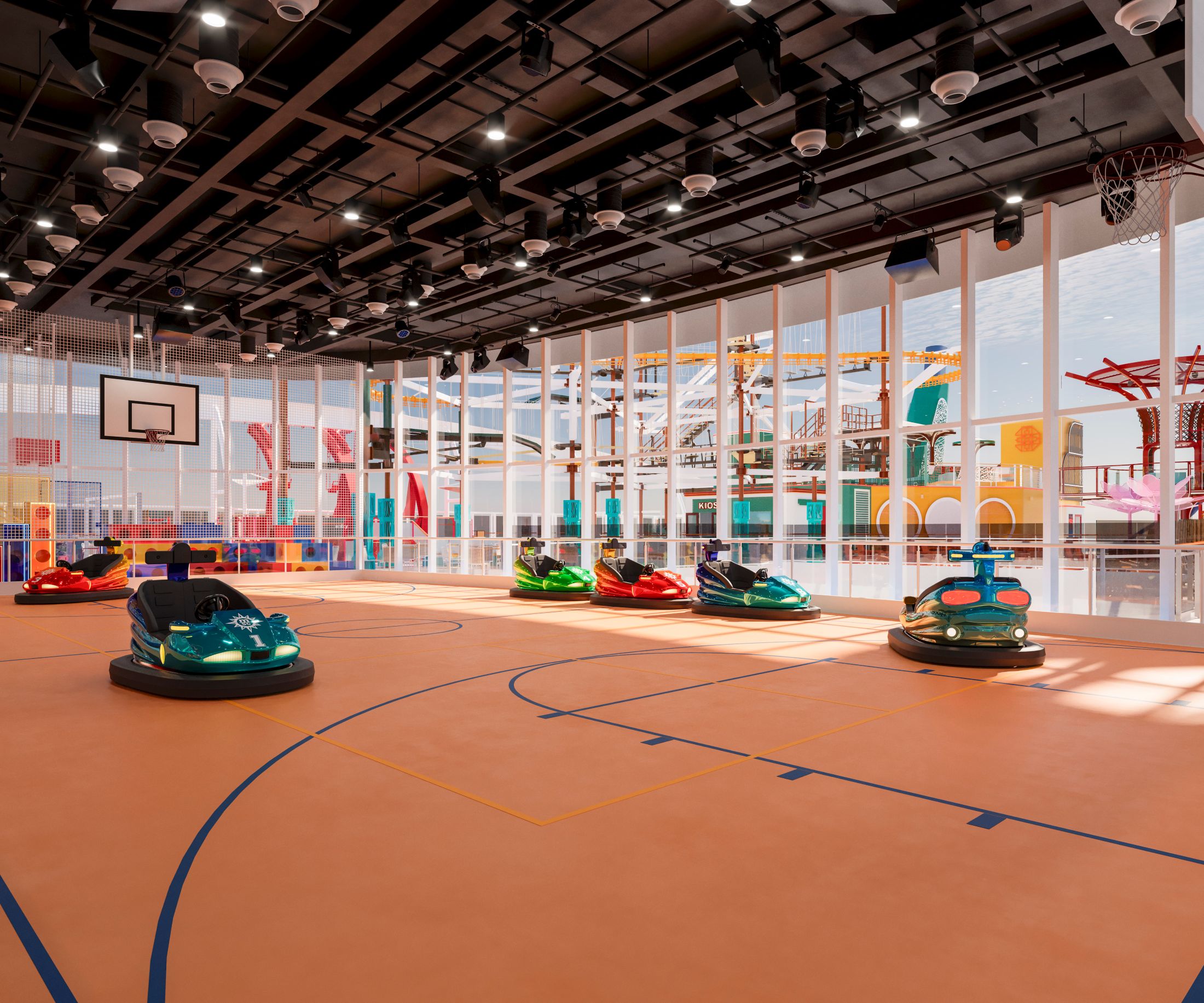 Sala de Jogos do navio. Foto: Divulgação / MSC Cruzeiros