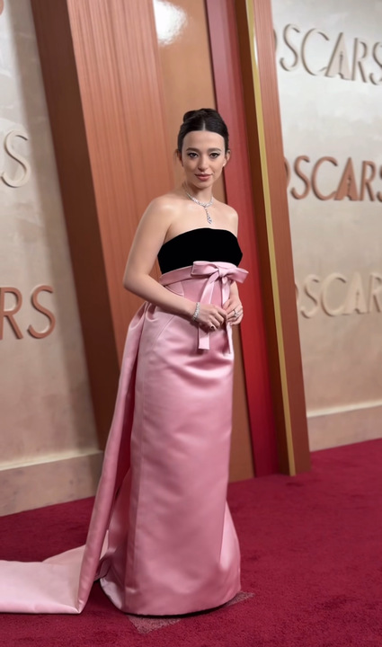 Mikey Madison. Foto: Reprodução: Stories do Instagram/@theacademy