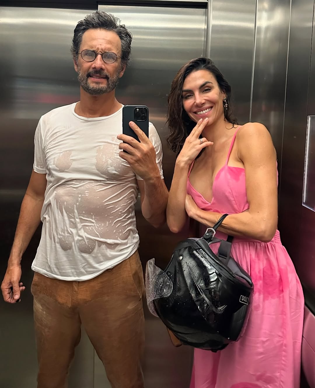 Rodrigo Santoro publica fotos raras e faz declaração apaixonada para Mel Fronckowiak. Foto: Reprodução/Instagram