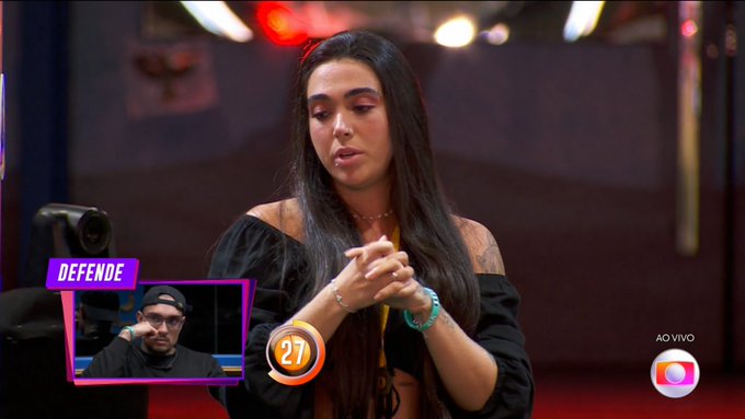 BBB 24: Giovanna defendeu MC Bin Laden e criticou Beatriz Reprodução/Globo