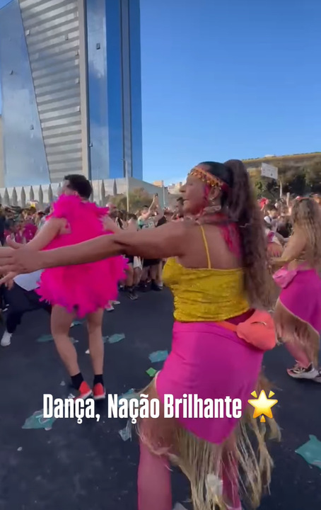 Bloco Então, Brilha!. Foto: Reprodução: Instagram/@entaobrilha
