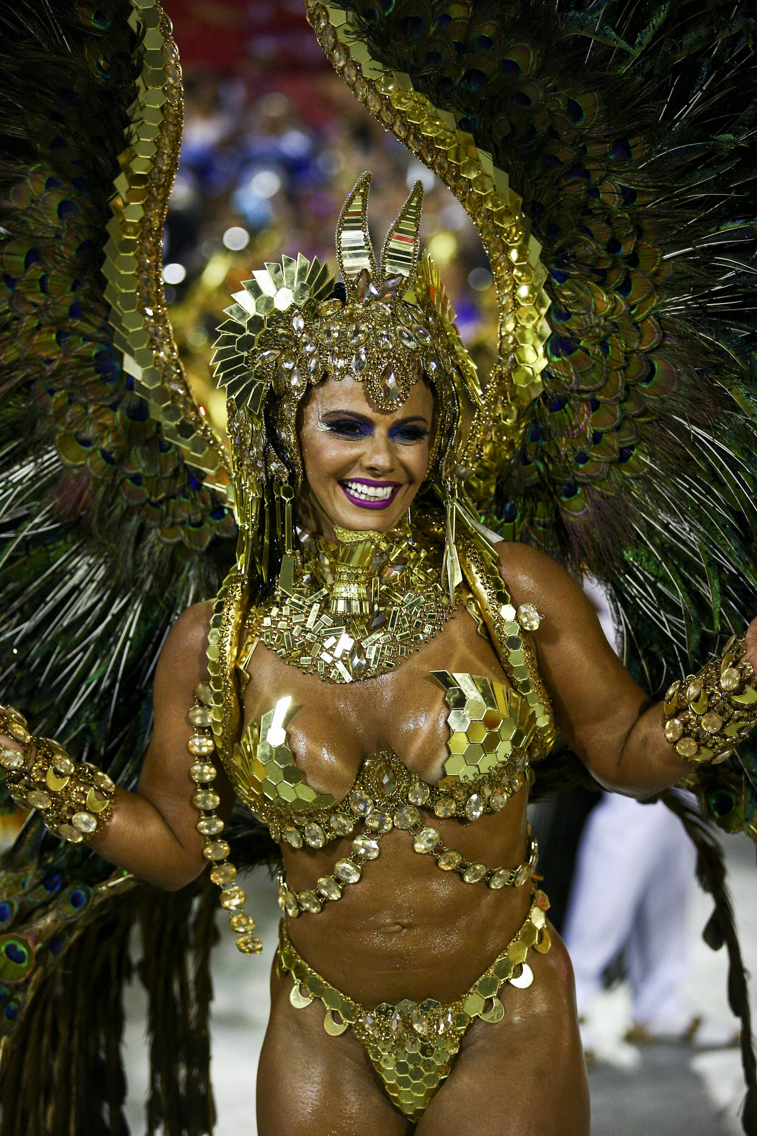Musas desfilam no segundo dia de desfile do Rio de Janeiro. Foto: Flickr/RioTur
