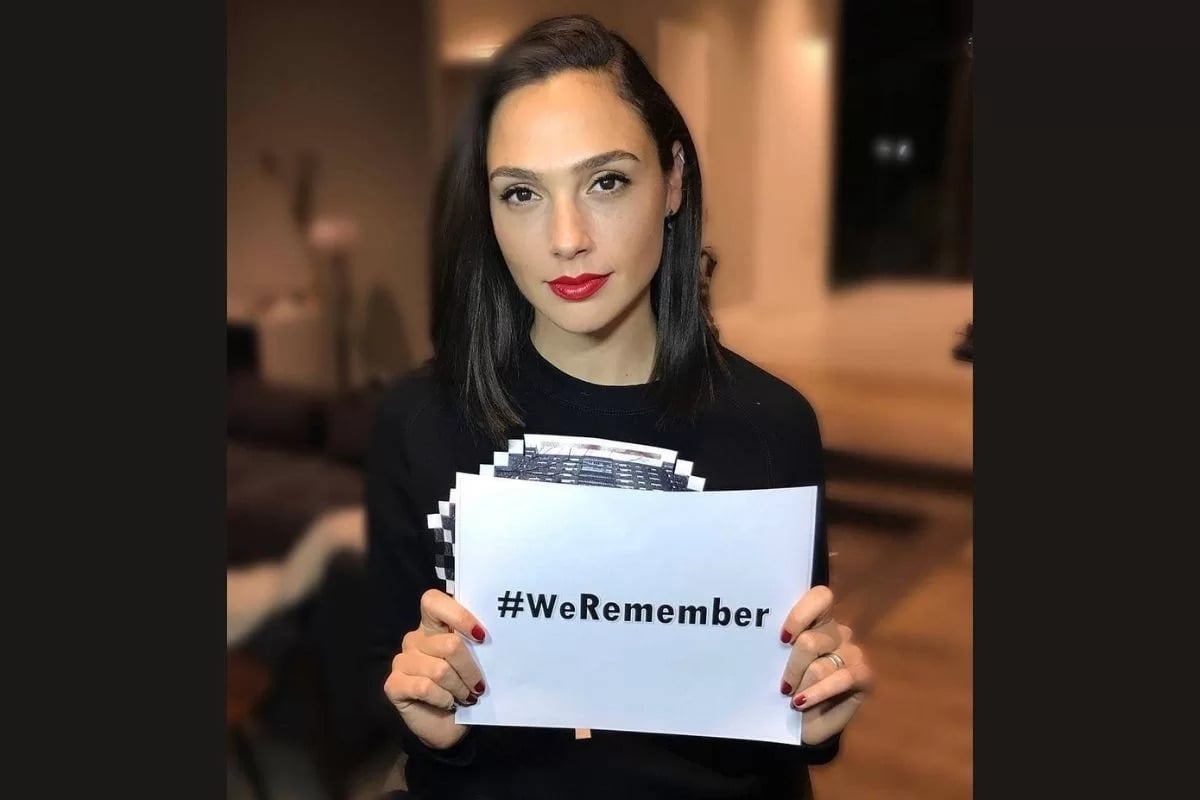 A atriz Gal Gadot se manifestou nas redes sociais contra os ataques terroristas do Hamas em Israel.  