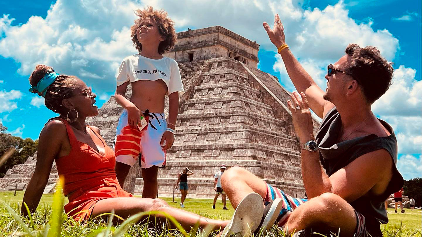 Aline Wirley e a família gostam muito de viajar e já foram ao México. Foto: Reprodução/Instagram 12.01.2023